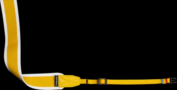 Polaroid Camera Strap Flat Yellow Stripe