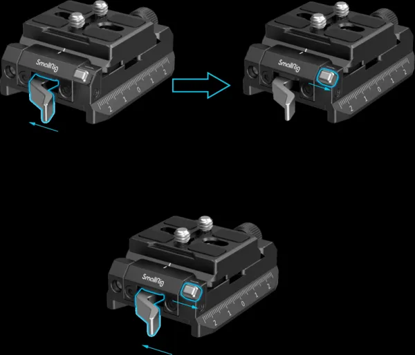 Sada montážnej dosky SmallRig 4234 Univerzálna kompatibilná s ARCA a Manfrotto