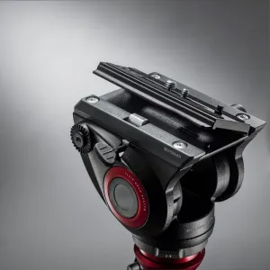 Manfrotto 500 fluidná videohlava s plochou základňou 13447
