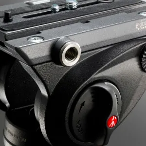 Manfrotto 500 fluidná videohlava s plochou základňou 13447