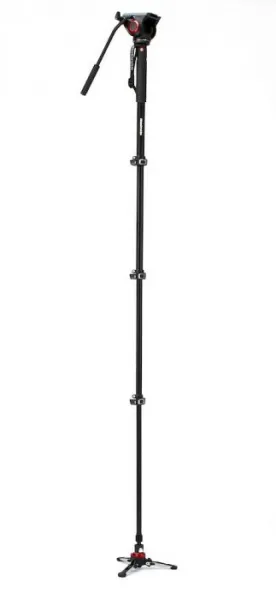 Manfrotto 4-sekčný video monopod XPRO s kvapalinovou hlavou 13465
