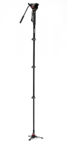 Manfrotto 4-sekčný video monopod XPRO s kvapalinovou hlavou 13465