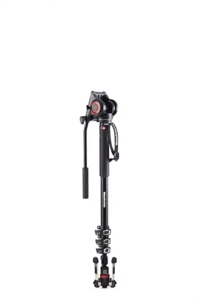 Manfrotto 4-sekčný video monopod XPRO s kvapalinovou hlavou 13465