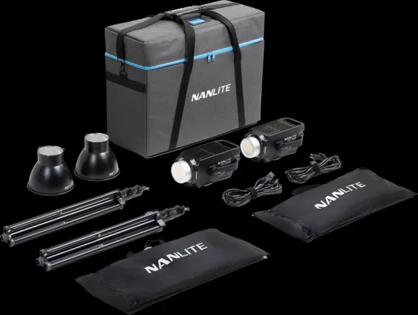 Nanlite FS-150B Bi-Colour 2 light kit with stand