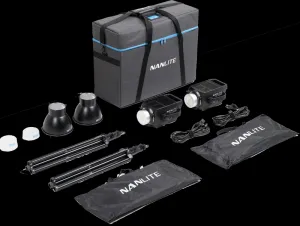 Nanlite FS-200B Bi-Colour 2 light kit with stand