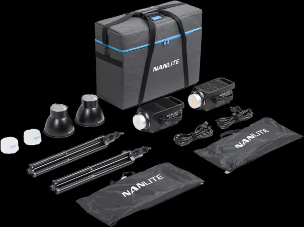 Nanlite FS-300B Bi-Colour 2 light kit with stand