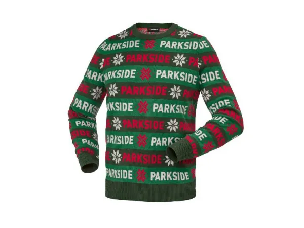 Parkside® Pánsky vianočný pulóver (zelená, M (48/50))