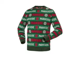 Parkside® Pánsky vianočný pulóver (zelená, M (48/50))