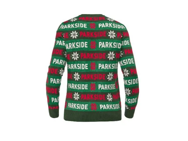 Parkside® Pánsky vianočný pulóver (zelená, M (48/50))