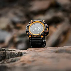 Hodinky taktické M-TAC Adventure Watch - oranžovo-čierne