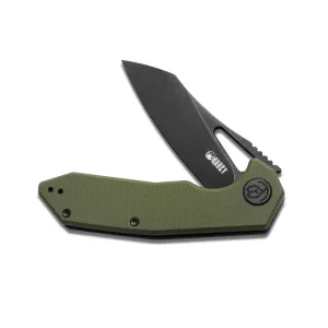 Nôž zatvárací taktický KUBEY Vagrant KU291E G10 AUS10 - olivový