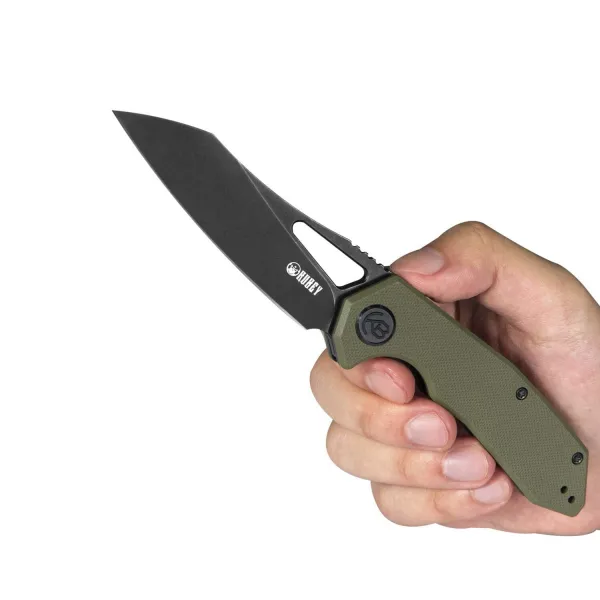 Nôž zatvárací taktický KUBEY Vagrant KU291E G10 AUS10 - olivový