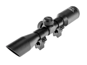 Puškohľad WALTHER 4x32 Compact so zvýšenou montážou 11mm a podhľadom