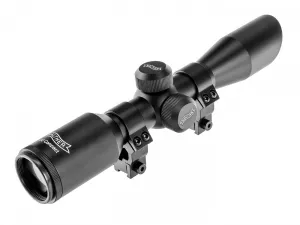 Puškohľad WALTHER 4x32 Compact so zvýšenou montážou 11mm a podhľadom