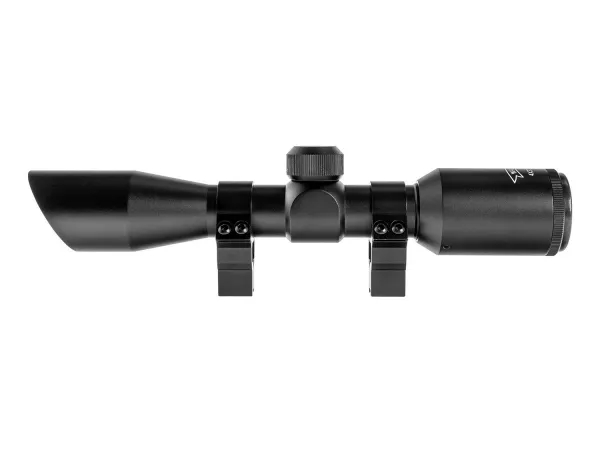 Puškohľad WALTHER 4x32 Compact so zvýšenou montážou 11mm a podhľadom