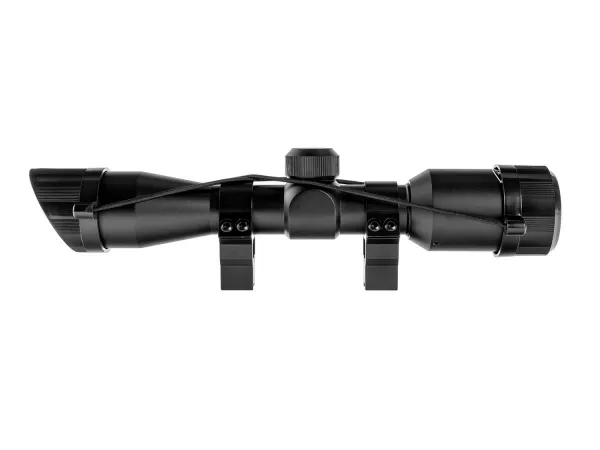 Puškohľad WALTHER 4x32 Compact so zvýšenou montážou 11mm a podhľadom