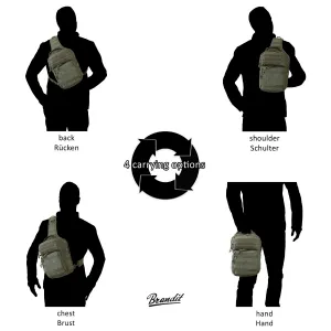 Taška cez rameno BRANDIT US Cooper Sling Bag Medium 8L - dark woodland