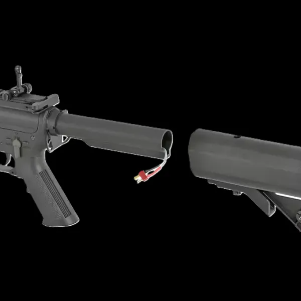 Airsoftový elektrický samopal CYMA CM.002 M4 A1 Full Metal kal. 6mm BB - čierny