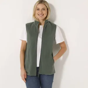 Fleecová vesta na zips