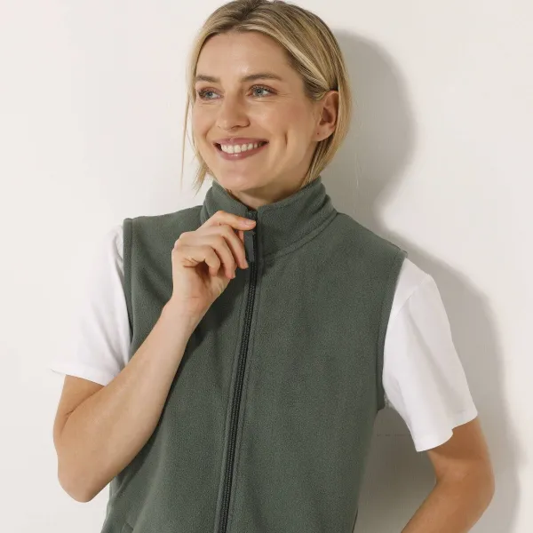 Fleecová vesta na zips