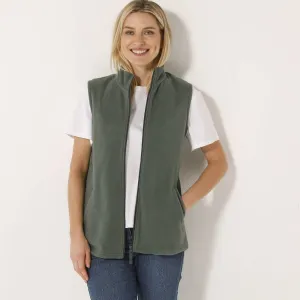 Fleecová vesta na zips