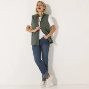 Fleecová vesta na zips