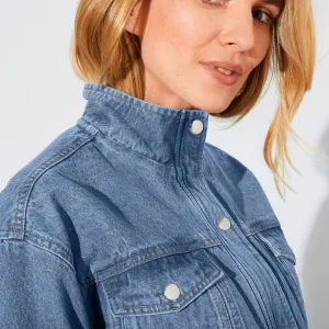Džínsová oversize bunda