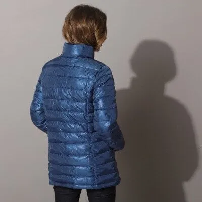 Krátka bunda s perleťovým efektom