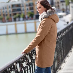 Nepremokavá parka na zips a s gombíkmi