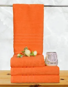 Bavlnený uterák a osuška, Finer oranžový