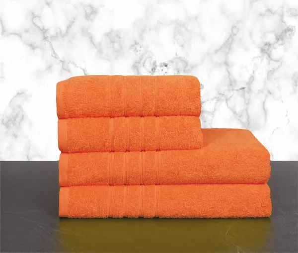 Bavlnený uterák a osuška, Finer oranžový