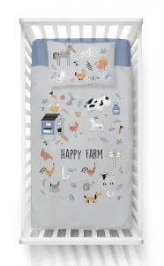 Obliečky do postieľky bambusové, Šťastná farma