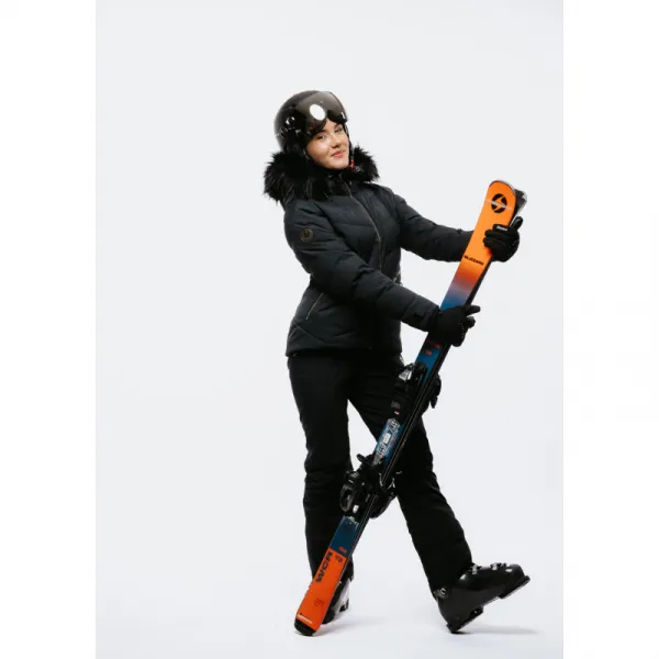 Dámska lyžiarska bunda s kapucňou BLIZZARD W2W Ski Jacket Lavarone, black