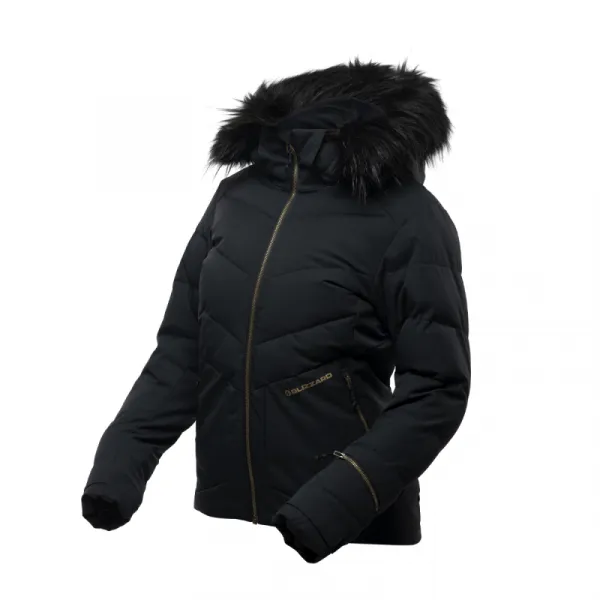 Dámska lyžiarska bunda s kapucňou BLIZZARD W2W Ski Jacket Lavarone, black