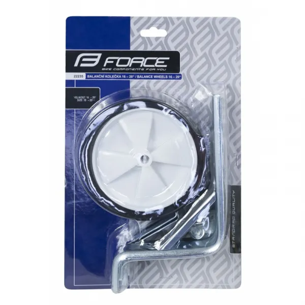 Pomocné kolieska FORCE 16-20 PVC 22235