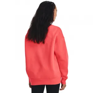 Dámska zateplená mikina UNDER ARMOUR Essential Fleece OS Crew-RED