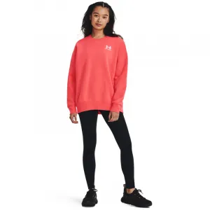 Dámska zateplená mikina UNDER ARMOUR Essential Fleece OS Crew-RED