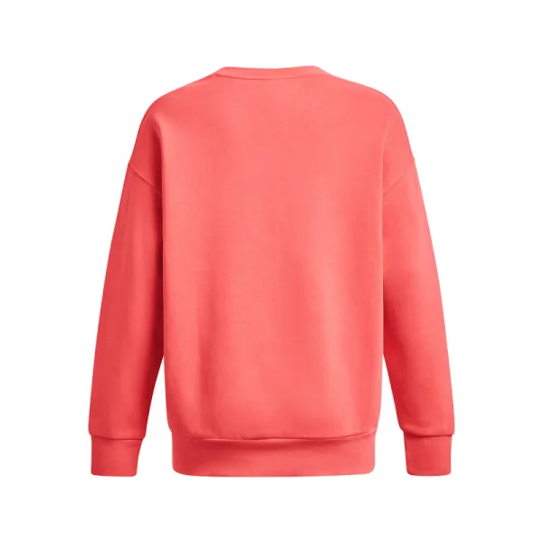 Dámska zateplená mikina UNDER ARMOUR Essential Fleece OS Crew-RED
