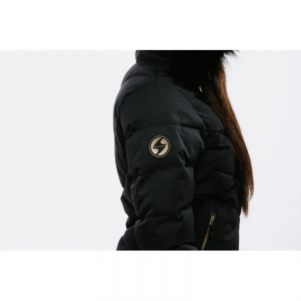 Dámska lyžiarska bunda s kapucňou BLIZZARD W2W Ski Jacket Lavarone, black