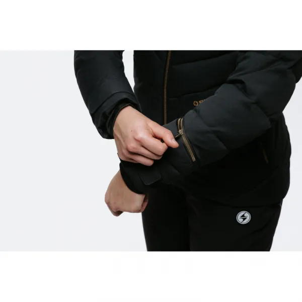 Dámska lyžiarska bunda s kapucňou BLIZZARD W2W Ski Jacket Lavarone, black