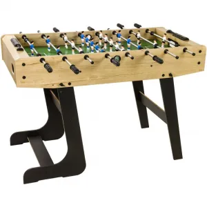 GamesPlanet® Stolný futbal Belfast rozkladacia, svetlé drevo M02634