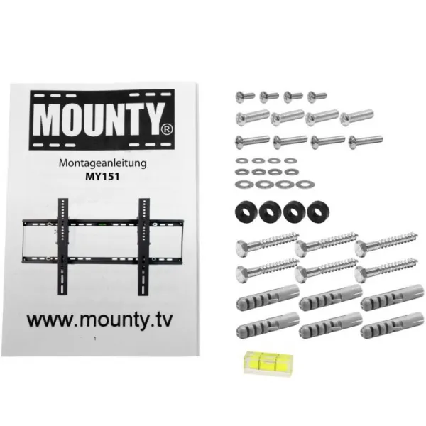 MOUNTY 1213 Nástenný držiak na ploché TV - sklopný