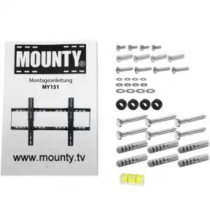 MOUNTY 1213 Nástenný držiak na ploché TV - sklopný