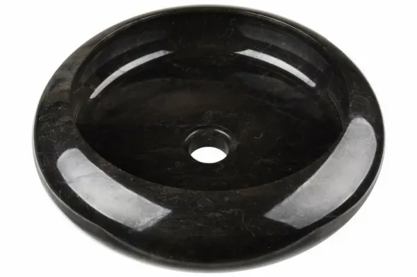 DIVERO umývadlo z prírodného kameňa Black