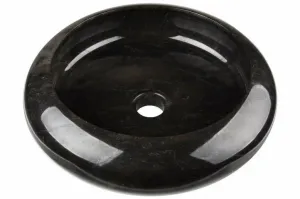 DIVERO umývadlo z prírodného kameňa Black