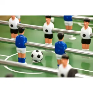 GamesPlanet® Stolný futbal Belfast rozkladacia, svetlé drevo M02634