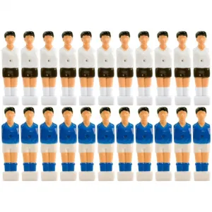 Tuin 1286 Sada 22 figúrok na futbal biela-modrá 2,5 x 10,5 x 2 cm