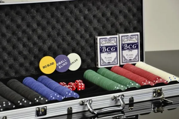 Garthen 500 Poker set 500 ks žetónov s príslušenstvom