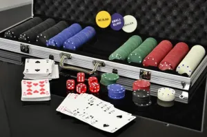 Garthen 500 Poker set 500 ks žetónov s príslušenstvom