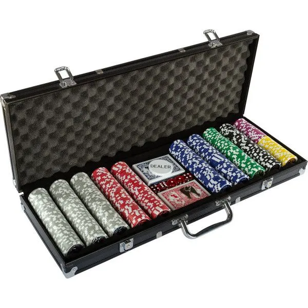 Tuin Ultimate black 2644 Pokrový set, 500 žetónov